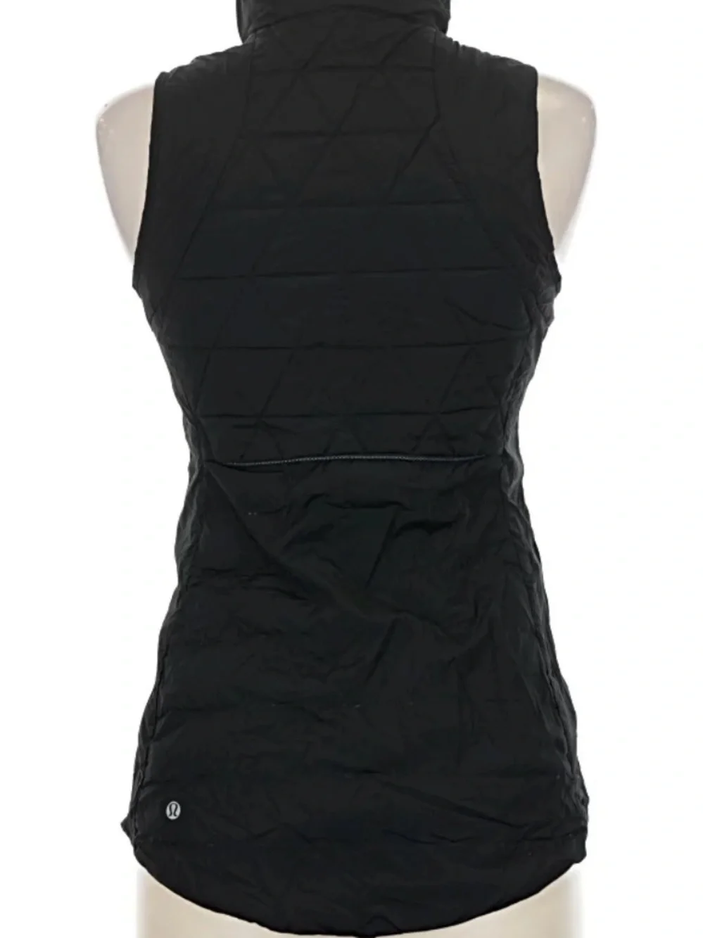 lululemon athletica Black Quilted-Back Sleeveless Vest